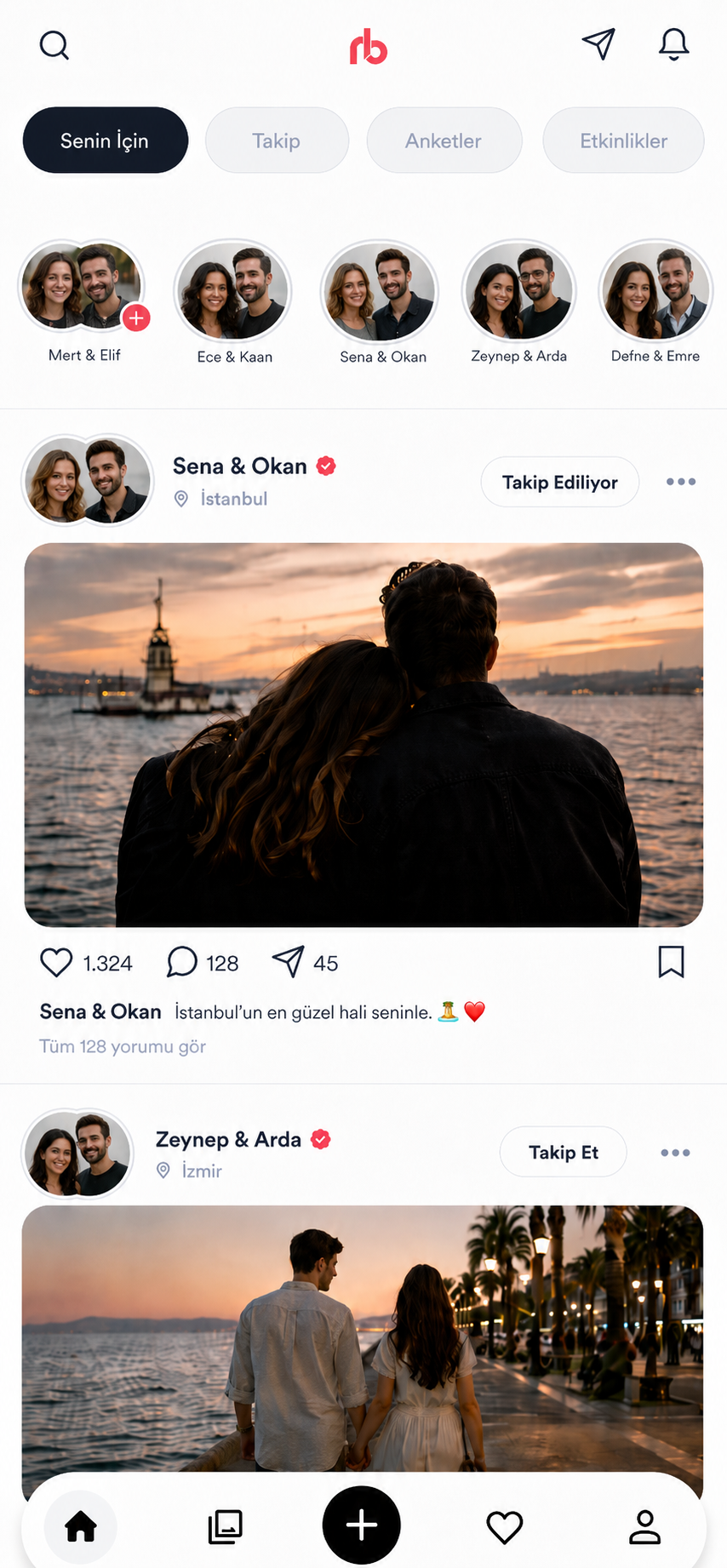Relbond akış ekranı